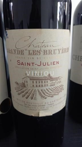 Bordeaux Saint-Julien Château Lalande Les Bruyères 2005