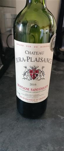 Bordeaux Montagne-Saint-Émilion Château Jura-Plaisance 2016