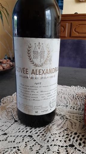 Bordeaux Bordeaux Supérieur Jean-Jacques Galhaud Alexandra 1973