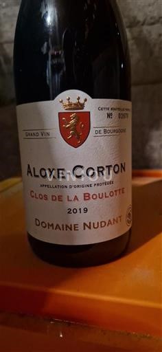 Burgundy Aloxe-Corton Domaine Nudant Clos de la Boulotte 2019