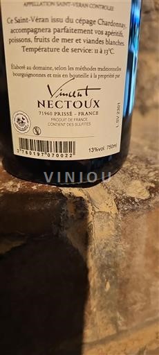 Burgundy Saint-Véran Vincent Nectoux Non-Vintage