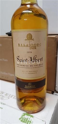 Sydväst Pacherenc-du-vic-bilh Plaimont Saint-Albert 2016