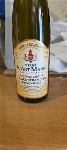 Alsace Ikke specificeret Grand Cru Serge H'art Mann Françoise 2018