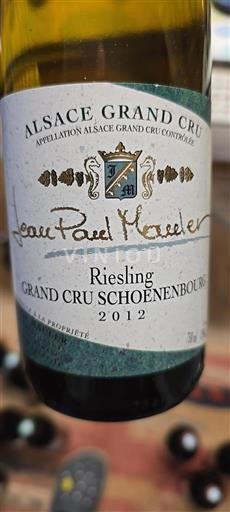 Alsace Alsace Grand Cru Grand Cru Jean-Paul Hauller Riesling Grand Cru Schoenenbourg 2012