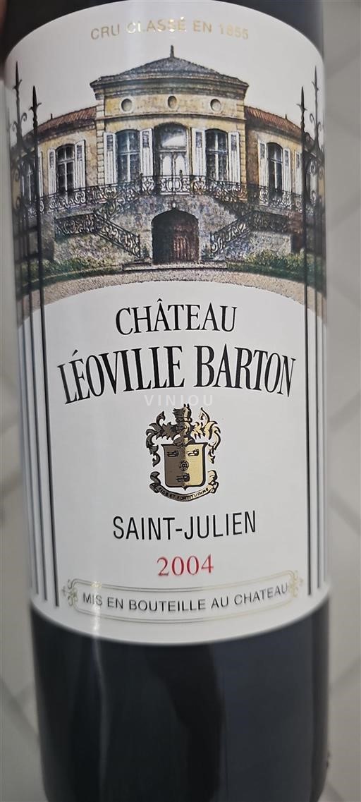 Bordeaux Saint-Julien Grand Cru Léoville Barton 2004