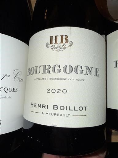 Bourgogne Domaine Henri Boillot 2020