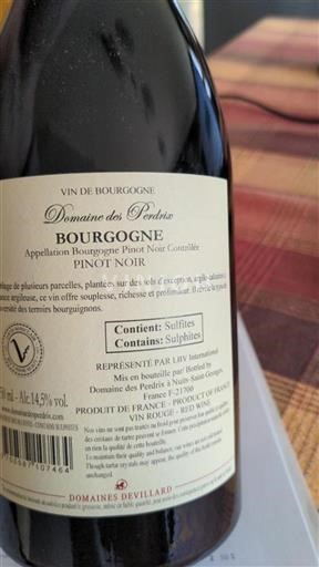 Burgundy Domaine Des Perdrix 2022