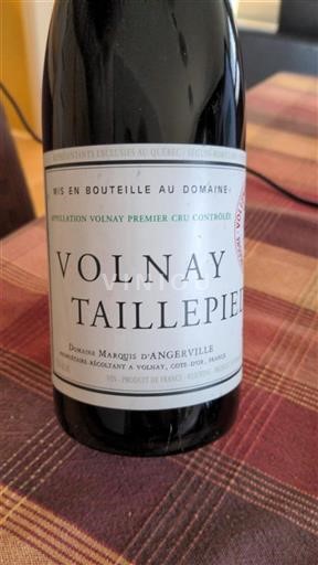 Burgundsko Volnay Premier Cru Domaine Marquis Angerville Taillepieds 2002