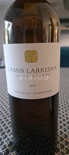 Sydväst Jurançon Camin Larredya La Part Davant 2019