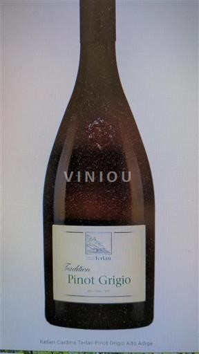 Wines of Trentino-Alto Adige Kellerei Cantina Terlan Pinot Grigio 2023