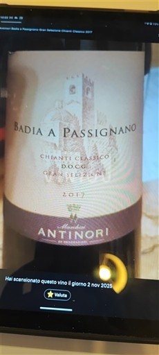 Toscane Chianti Classico Badia A Passignano Gran Selezione 2017
