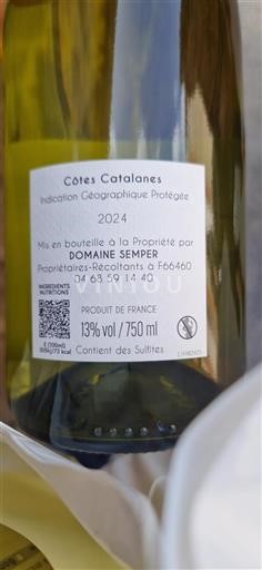 Languedoc ja Roussillon Katalonianrinteet Domaine Semper 2024