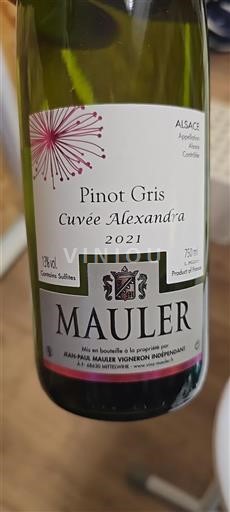 Alsace Grand Cru Mauler Alexandra 2021
