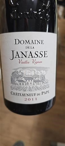 Thung lũng Rhône Châteauneuf-du-pape Domaine La Janasse Vieilles Vignes 2011