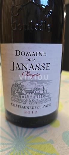 Rona dolina Châteauneuf-du-Pape Domaine La Janasse Chaupin 2012