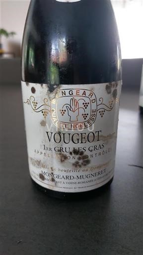 Burgund Vougeot Premier Cru Mongeard-Mugneret Les Cras 2009