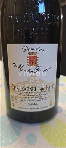 Rhône-dalen Châteauneuf-du-Pape Domaine Moulin-Tacussel 2014