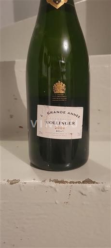 Champaña Champán Bollinger La Grande Année 2000