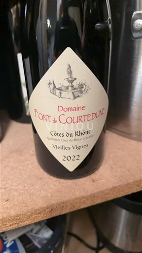 Údolí Rhôny Côtes-du-Rhône Domaine Font de Courtedune Vieilles Vignes 2022