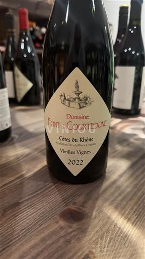 Vallée du Rhône Côtes-du-rhône Domaine Font de Courtedune Vieilles Vignes 2022