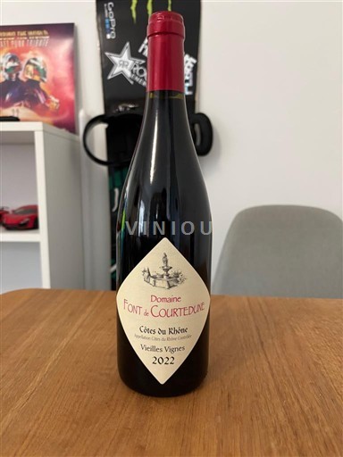 Rona dolina Côtes-du-Rhône Domaine Font de Courtedune Vieilles Vignes 2022