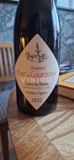 Valea Ronului Côtes-du-Rhône Domaine Font de Courtedune Vieilles Vignes 2022