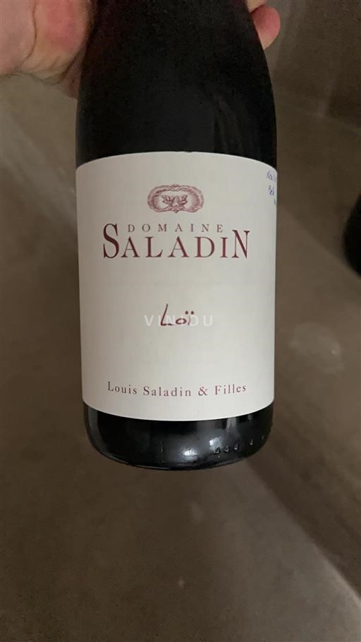 Thung lũng Rhône Côtes-du-rhône Domaine Saladin Loï Không niên vụ