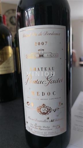 Bordeaux Médoc Château Pontac Gadet 2007