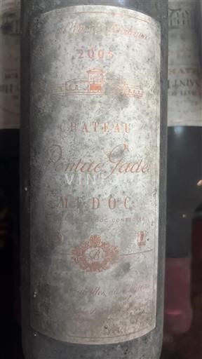 Bordeaux Médoc Château Pontac Gadet 2007
