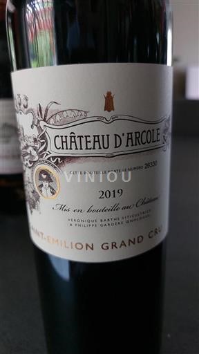 Bordeaux Saint-Émilion Grand Cru Château Arcole 2019