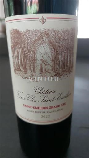 Bordéus Saint-Émilion Grand Cru Grand Cru Château Vieux Clos Saint-Emilion 2022