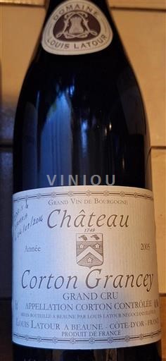 Burgundsko Corton Grand Cru Château Corton Grancey 2005