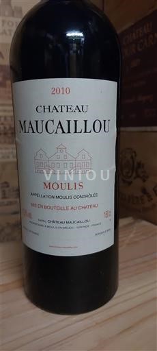 Bordeaux Määrittelemätön Château Maucaillou 2010
