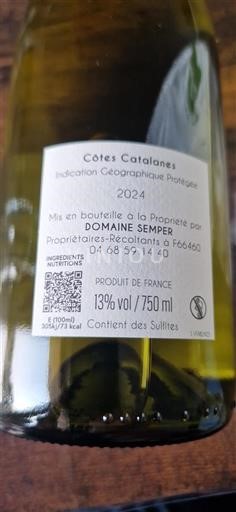 Languedoc ja Roussillon Katalonianrinteet Domaine Semper 2024