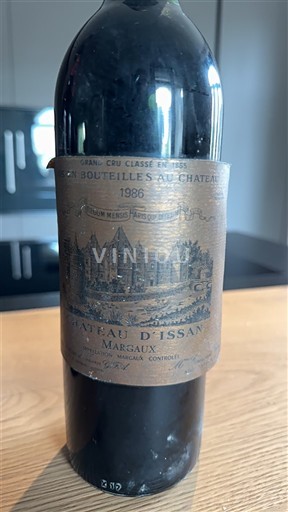 Bordeaux Margaux Grand Cru Château Issan 1986