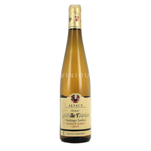 Alsazia Pinot grigio Vendanges Tardives Achille Thirion Pinot Gris Vendanges Tardives 2015 2015