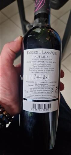 Bordeaux Haut-Médoc Donjon de Lamarque 2014 Ikke årgangsbestemt