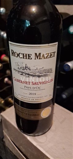 Languedoc y Rosellón País de Oc Roche Mazet Cabernet Sauvignon 2019