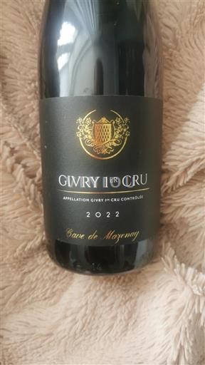 Borgoña Givry Premier Cru Cave de Mazenay 2022