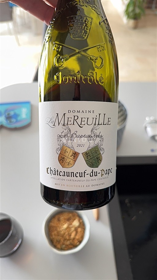 Thung lũng Rhône Châteauneuf-du-pape Domaine La Mereuille Les Baptaurels 2021
