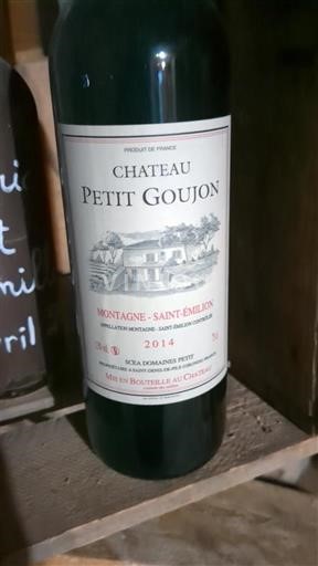 Burdeos Montagne-Saint-Émilion Château Petit Goujon 2014