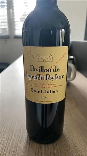Bordeaux Saint-Julien Léoville Poyferré Pavillon de Léoville Poyferré 2013