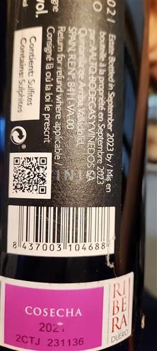 Castilien og León Ribera del Duero Aalto Bodegas y Viñedos SA Cosecha 2021