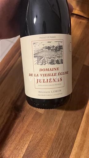 Beaujolais Juliénas Domaine La Vieille Église 2022