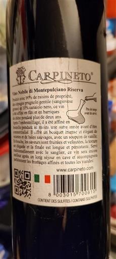 Toskánsko Vino Nobile di Montepulciano Carpineto Vino Nobile di Montepulciano Riserva 2016