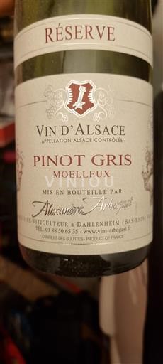 Alsace Grand Cru Alexandre Arbogast Réserve Không niên vụ