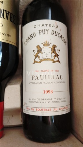 Bordeaux Pauillac Grand Cru Château Grand-Puy Ducasse 1993