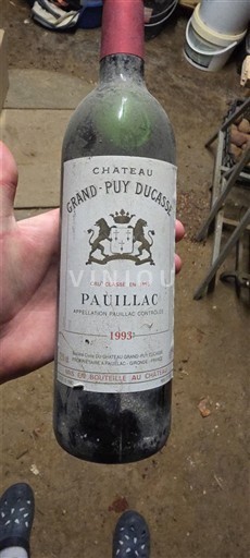 Bordeaux Pauillac Grand Cru Château Grand-Puy Ducasse 1993