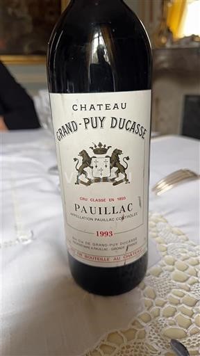Bordeaux Pauillac Grand Cru Château Grand-Puy Ducasse 1993