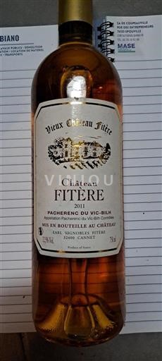 Lounais-Ranska Pacherenc-du-vic-bilh Château Fitère 2011